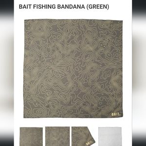 Bait Fishing Bandana Green